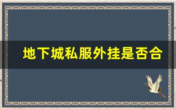 地下城私服外挂是否合法？详解使用风险
