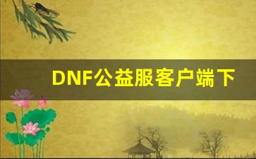 DNF公益服客户端下载全攻略