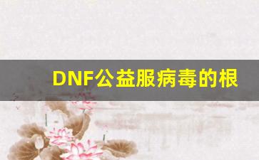 DNF公益服病毒的根源与防治对策