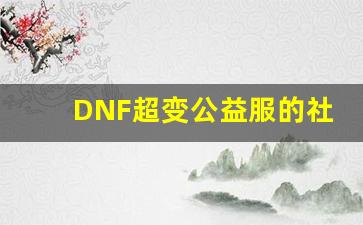DNF超变公益服的社交玩法与合作机制