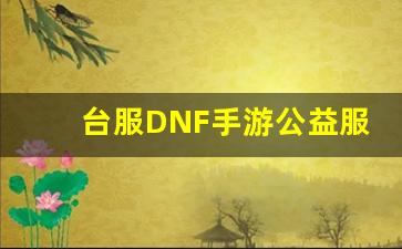 台服DNF手游公益服新手指南：轻松上手
