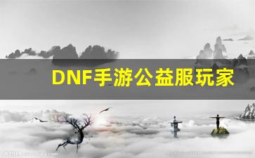 DNF手游公益服玩家福利大揭秘