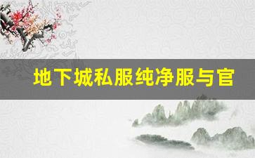 地下城私服纯净服与官方服的区别
