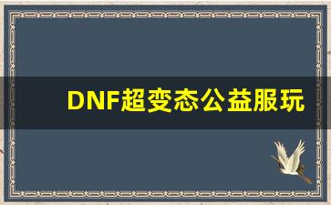 DNF超变态公益服玩家经验分享与心得
