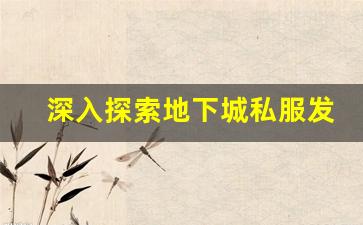 深入探索地下城私服发布平台的优势与选择