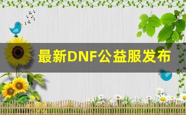 最新DNF公益服发布网上线，给玩家带来哪些新体验