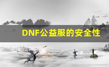 DNF公益服的安全性问题与防范措施