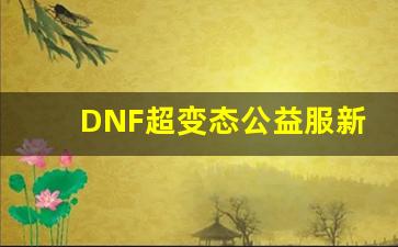 DNF超变态公益服新手攻略与注意事项